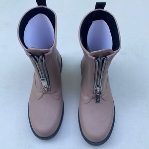 Frye storm zip rain bootie